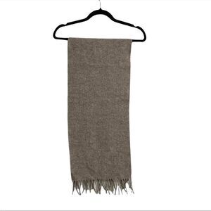 Lambswool Wool Fall Winter Scarf Made In Italy 
Brown One Size
